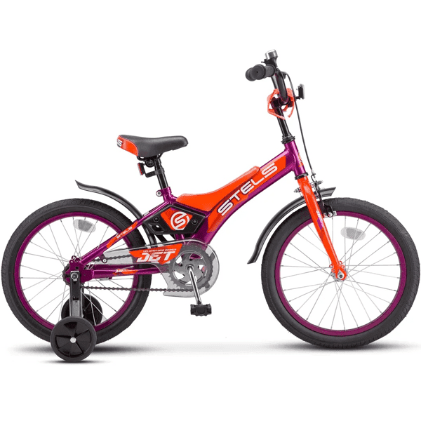 Велосипед Stels 16 Jet Z010 (LU087403) (Фиолетовый/Оранжевый)