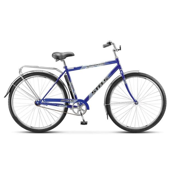 Велосипед Stels Navigator 28 300 Gent Z010/Z011 (с корзиной) (Синий)