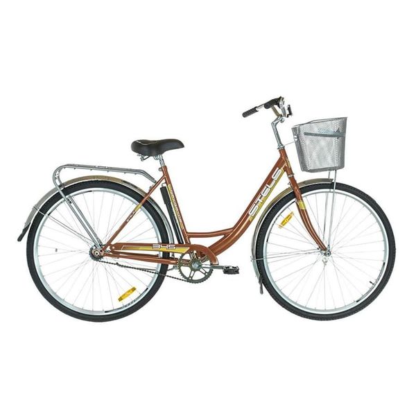 Велосипед Stels Navigator 28 345 Z010/Z011 (с корзиной) (Коричневый)