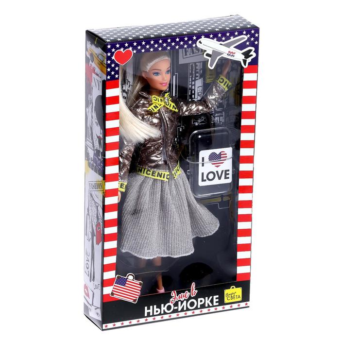 HAPPY VALLEY Кукла с чемоданом Элис в Нью-Йорке, серия Вокруг света SL-05304   5526578 (Вид 2)