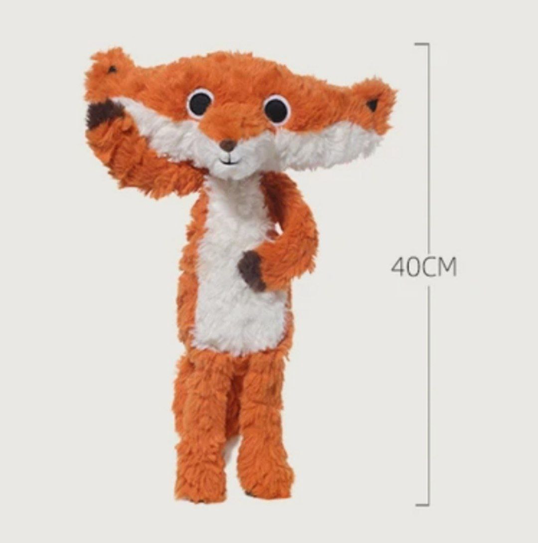 Мягкая игрушка Лис Оранжевый Высота : 40 см Deva Fox