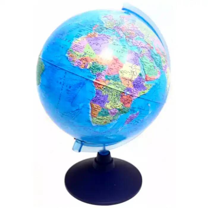 Глобус Земли политический 250 мм с подсветкой от батареек Классик Евро Ве012500255 (Вид 1)