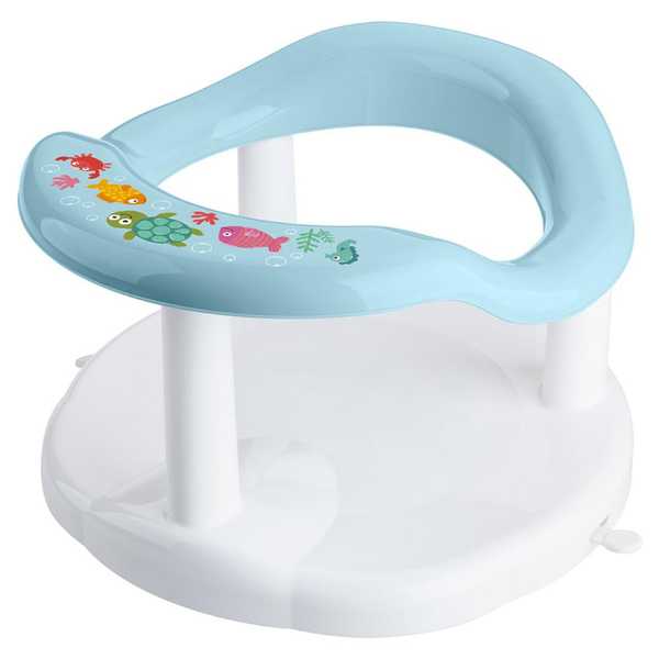 Сиденье для купания детей с аппликацией (упак.4 шт) (голубой-арт.431309602)