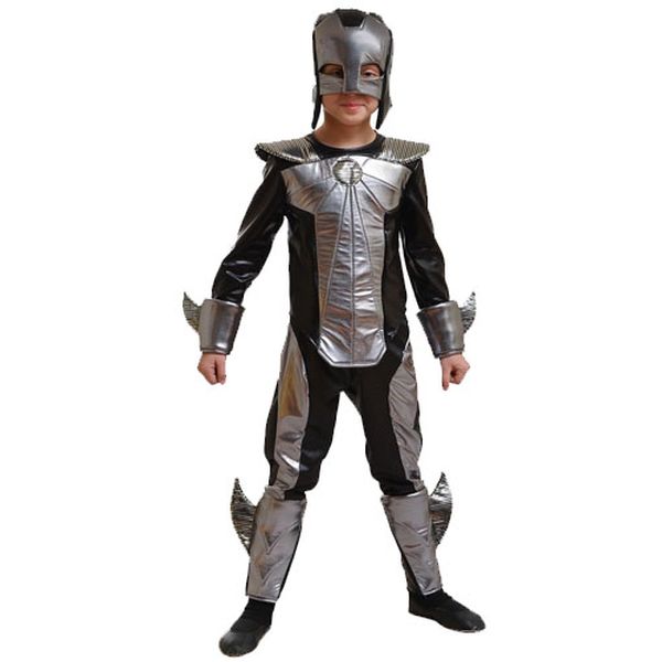 Карнавальный костюм детский АэроМен (чёрный, р-р 30, 3-5 лет; комплект: головной убор, куртка, ман (Вид 1)