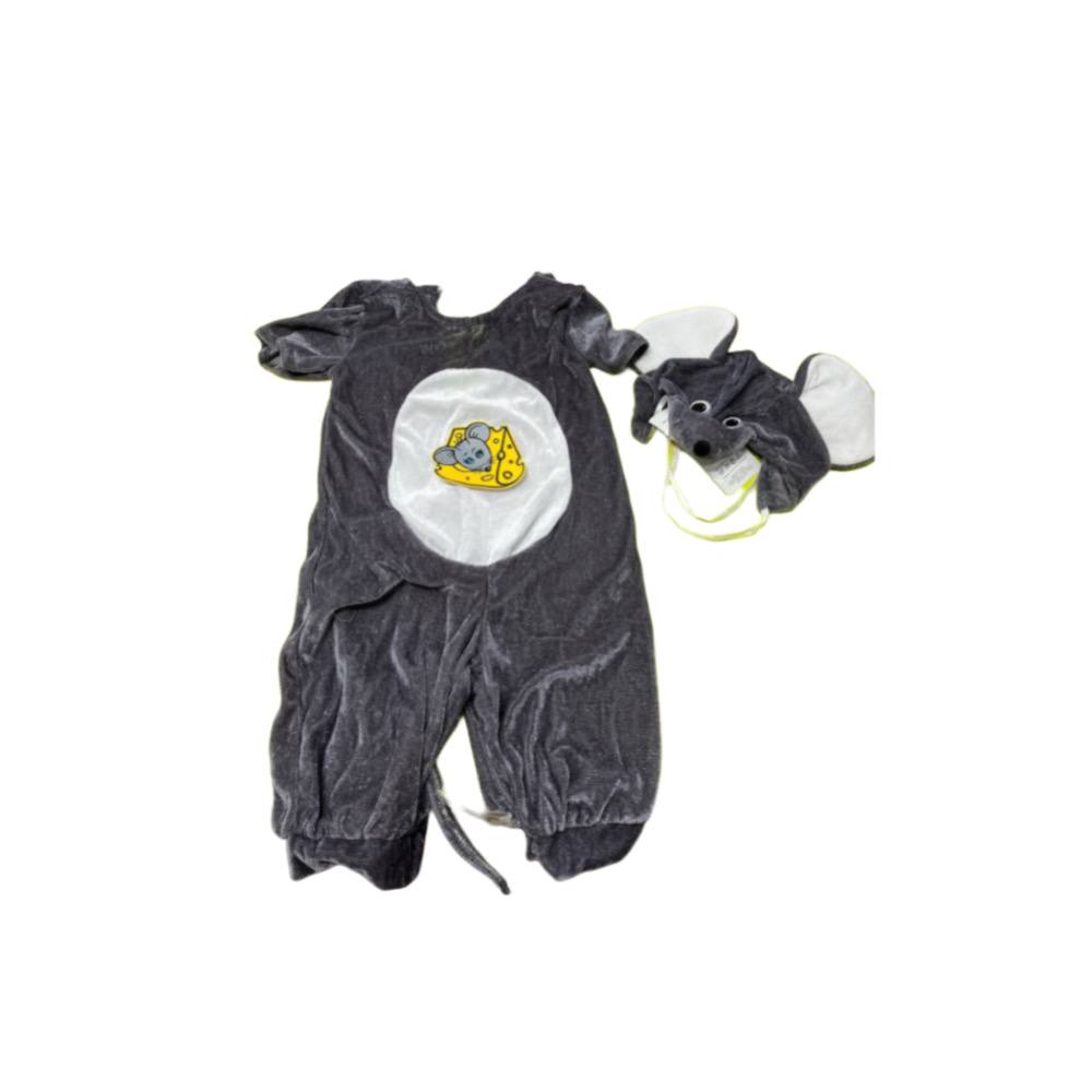 Карнавальный костюм детский Мышонок (р-р 26; комплект: головной убор, комбинезон)