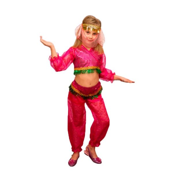 Карнавальный костюм детский Восточная красавица (фиолетовый, р-р 30; комплект: головной убор, блуз