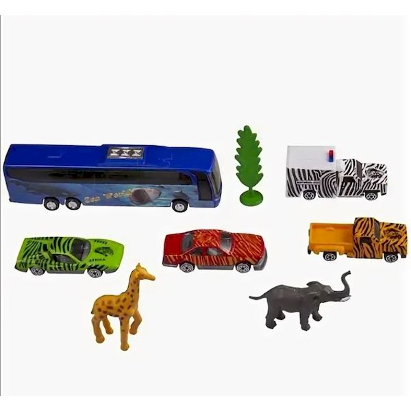 Игровой набор Handers Большая экспедиция: автобус (металл, 8 предметов, размер 7-20 см.) (Вид 2)