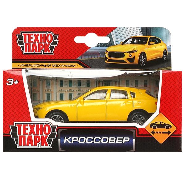 Машина металл кроссовер, 10 см, инерция, кор. Технопарк 2107C048-R4