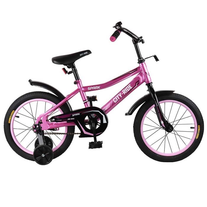 Велосипед 2-х кол. City-Ride Spark CR-B2-0216PK Розовый (Вид 1)