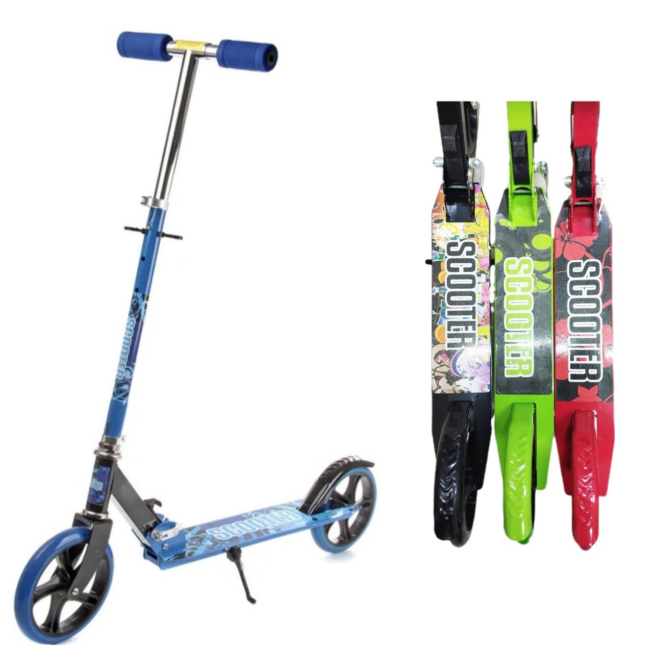 Самокат складной в ассортименте арт.YB-4