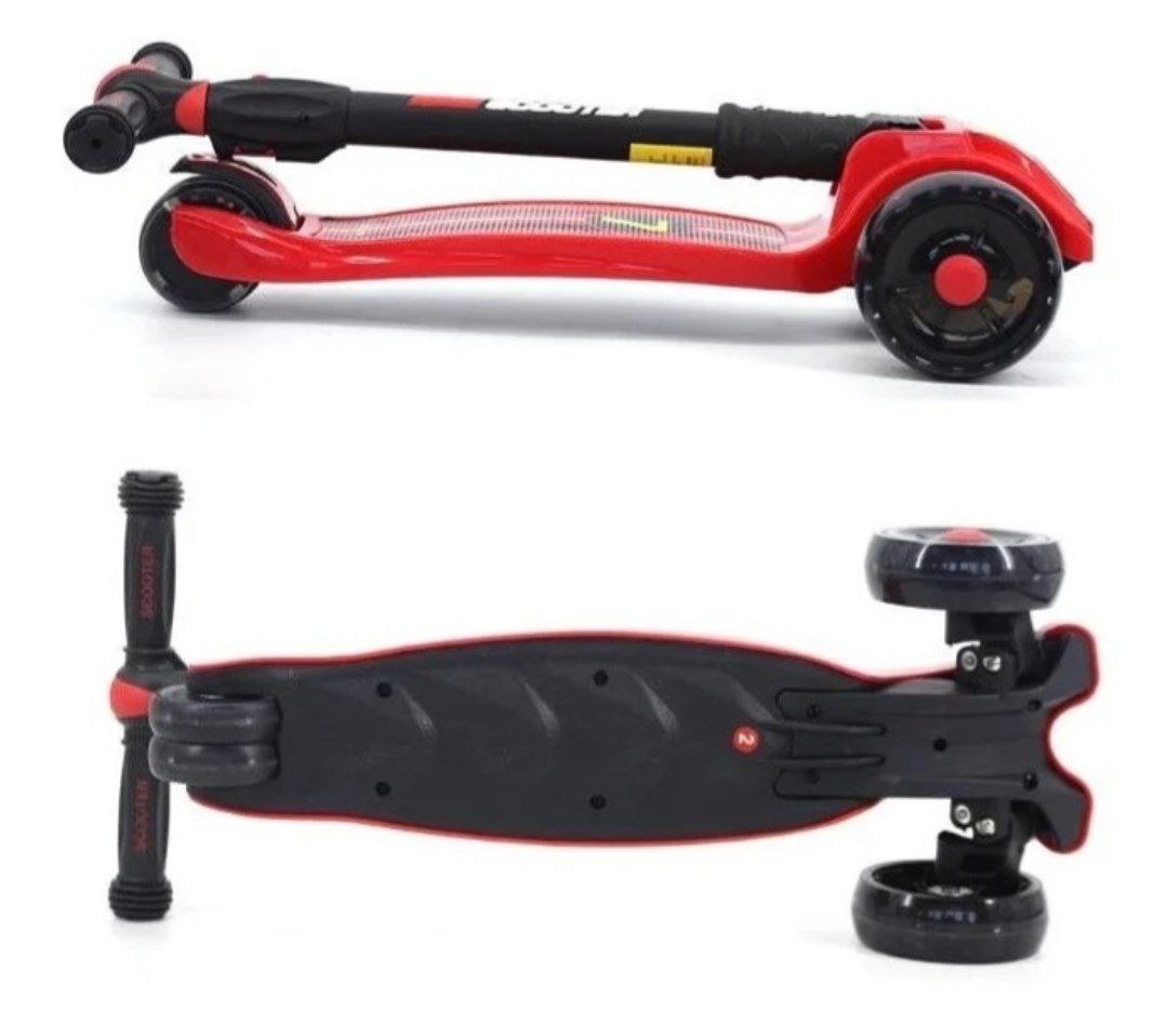 Самокат 3-х колесный складной в ассортименте арт.HB-6 (Вид 2)