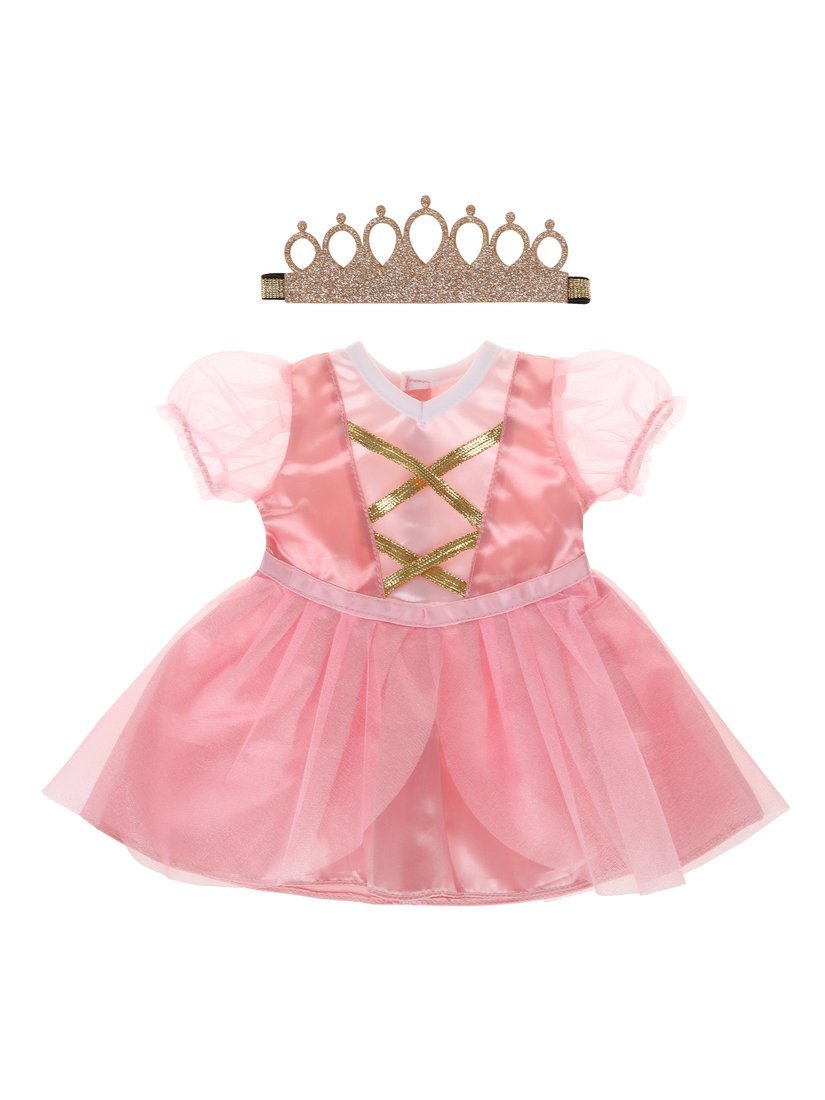 Одежда для кукол 38-43см,   платье и повязка Принцесса (Фото 1)