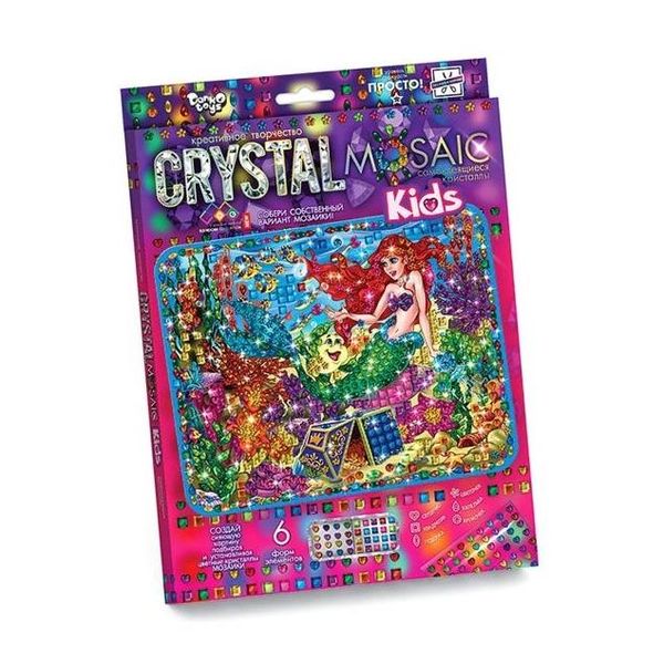 Набор креативного тв-ва Crystal Mosaic Kids Русалочка (Вид 1)