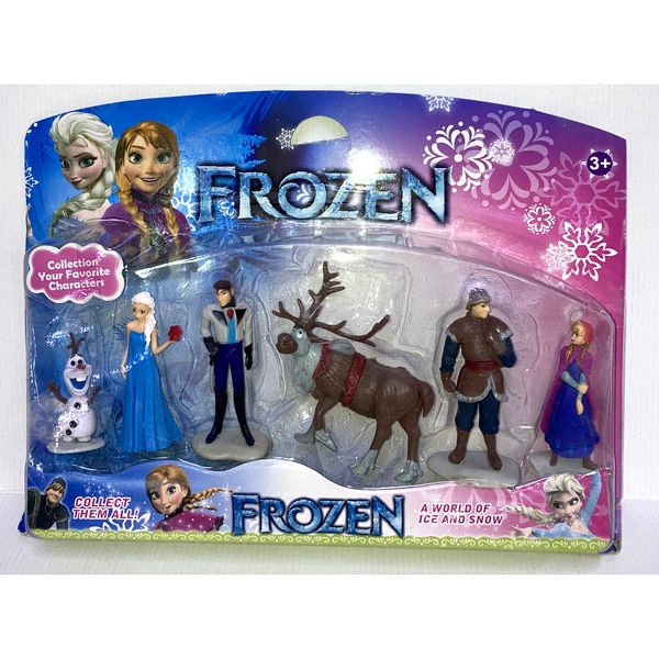 Набор Frozen на блистере из 6-ти фигурок.1/120.Арт.6886