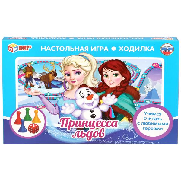 Настольная игра-ходилка Принцесса льдов. в кор. Умные игры 4690590193884