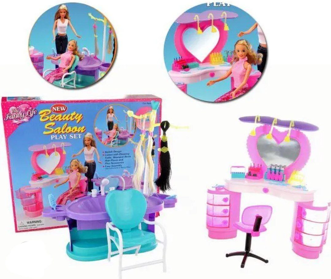 Игровой набор мебели (36х31х8) Салон красоты (кукла не вх. в компл.) (Арт. 302801) (Вид 3)