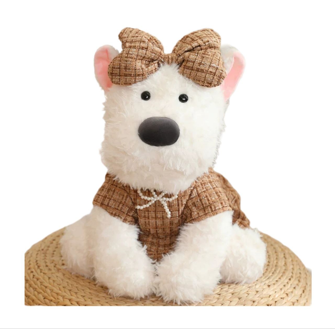 Мягкая игрушка Xiaoxiangfeng West Highland коричневый 20 см