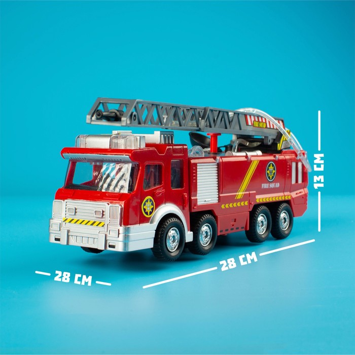 Машина Пожарная, световые и звуковые эффекты, стреляет водой 1173604 (Вид 5)