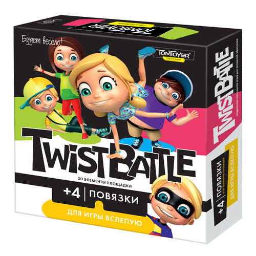 Игра для детей и взрослых TwistBattle (TomToyer), (поле 1,2 х1,48 м) (Вид 1)