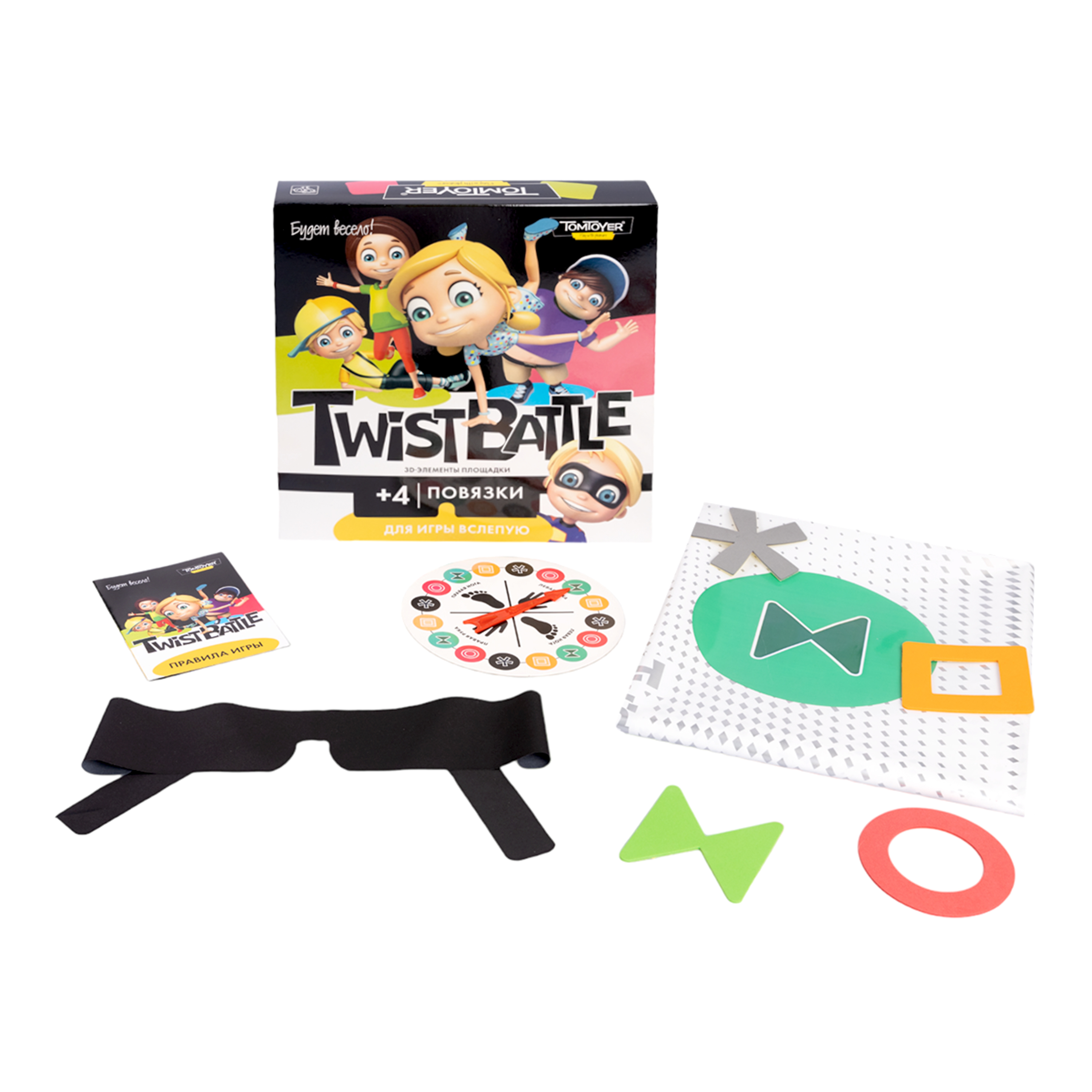 Игра для детей и взрослых TwistBattle (TomToyer), (поле 1,2 х1,48 м) (Вид 2)