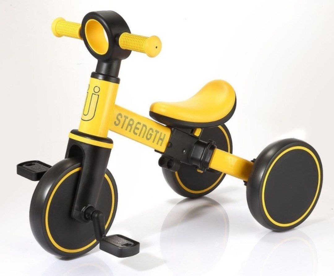 Велосипед детский 2в1,цвет желтый арт.T05