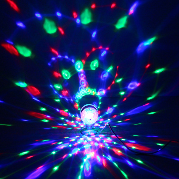 Светодиодный диско шар Волшебный шар 2х сторон., LED (красный, зеленый, синий)
