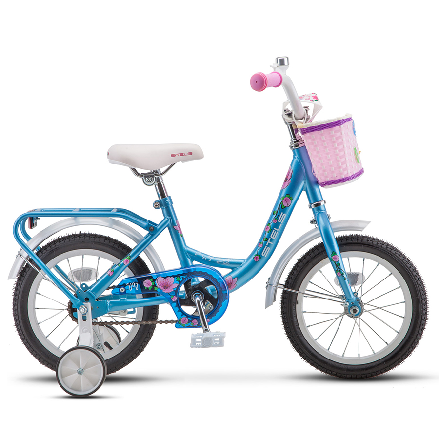 Велосипед 2-х 14 Flyte Lady голубой Z011 /STELS/ (Вид 2)