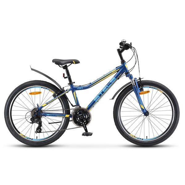 Велосипед 2-х 24 Navigator-410 V 21-sp темно-синий/желтый V010 /STELS/