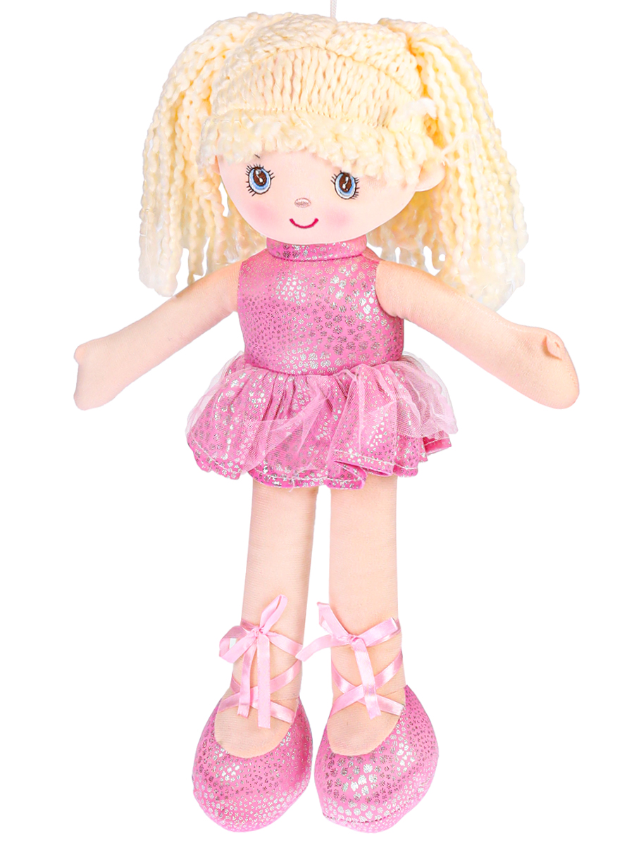 Мягкая игрушка.Кукла (40см) Веселая девчонка (цвета микс) (Арт. W25-1)