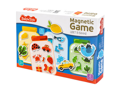Игра магнитная Цвет в банке Магнитные игры 05593