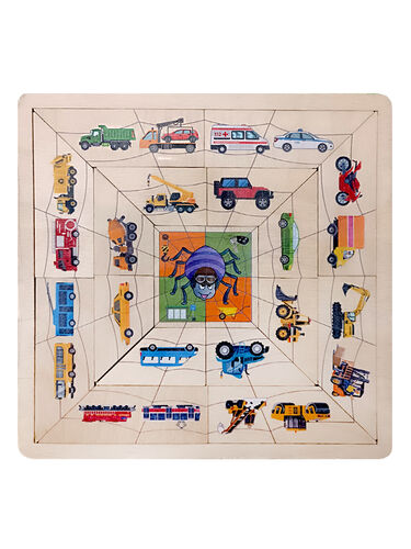 Пазл деревянный Паучок Техника 04542