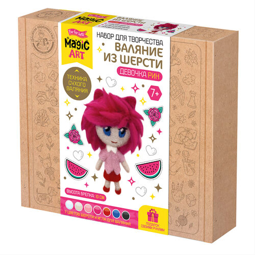 Набор для творчества. Валяние из шерсти Девочка Рин 05708