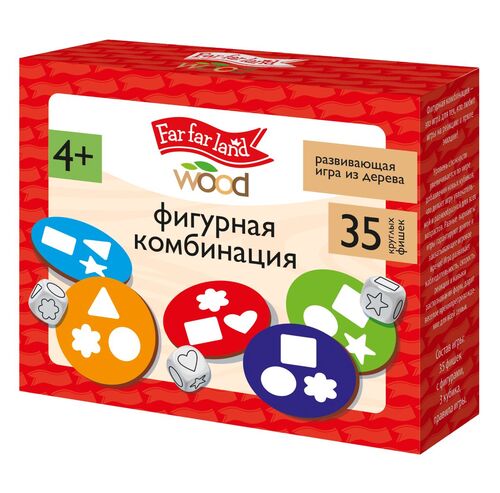 Игра развивающая деревянная Фигурная комбинация Far far land Wood 05694
