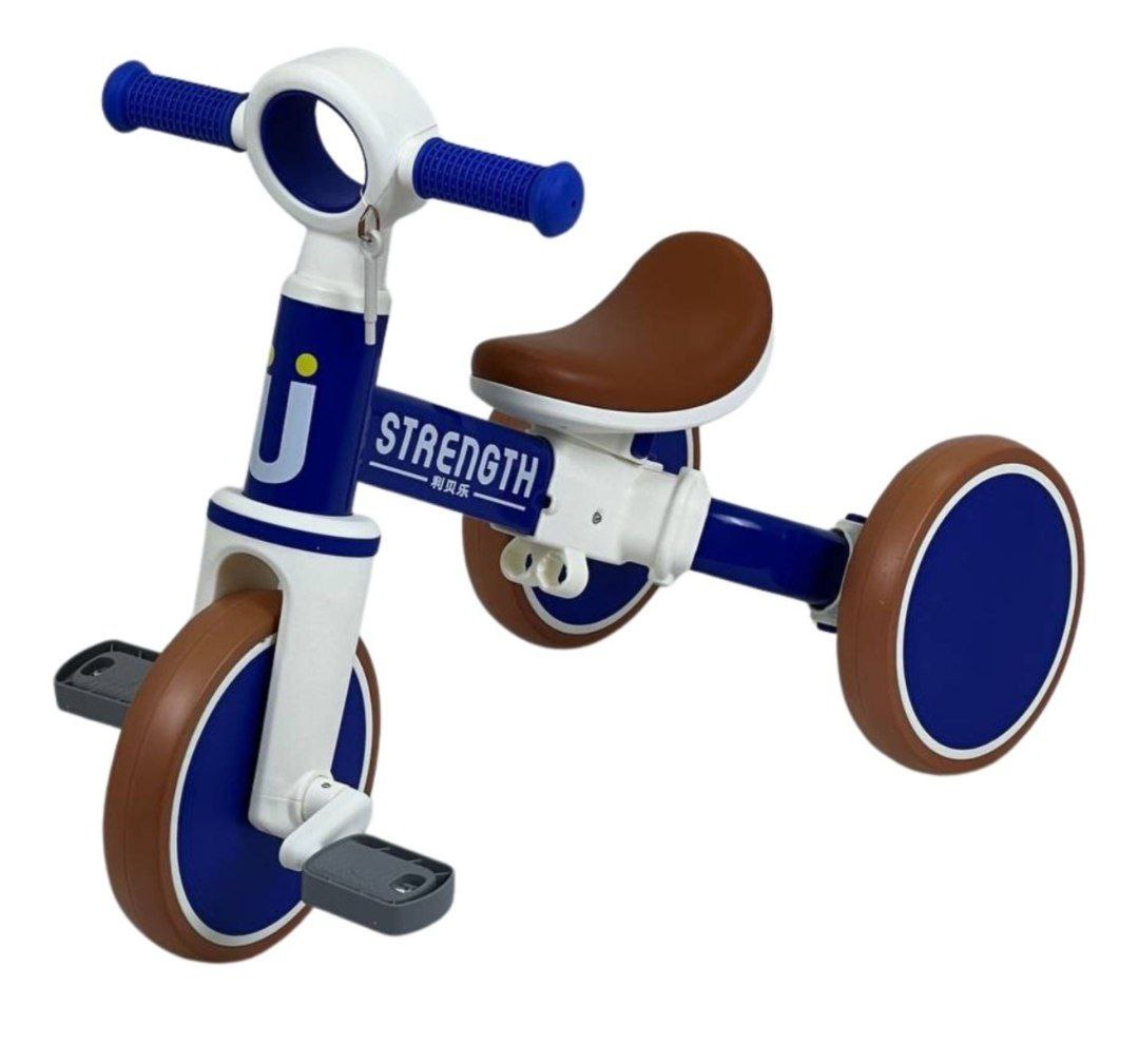 Велосипед детский 2в1,цвет синий арт.T05