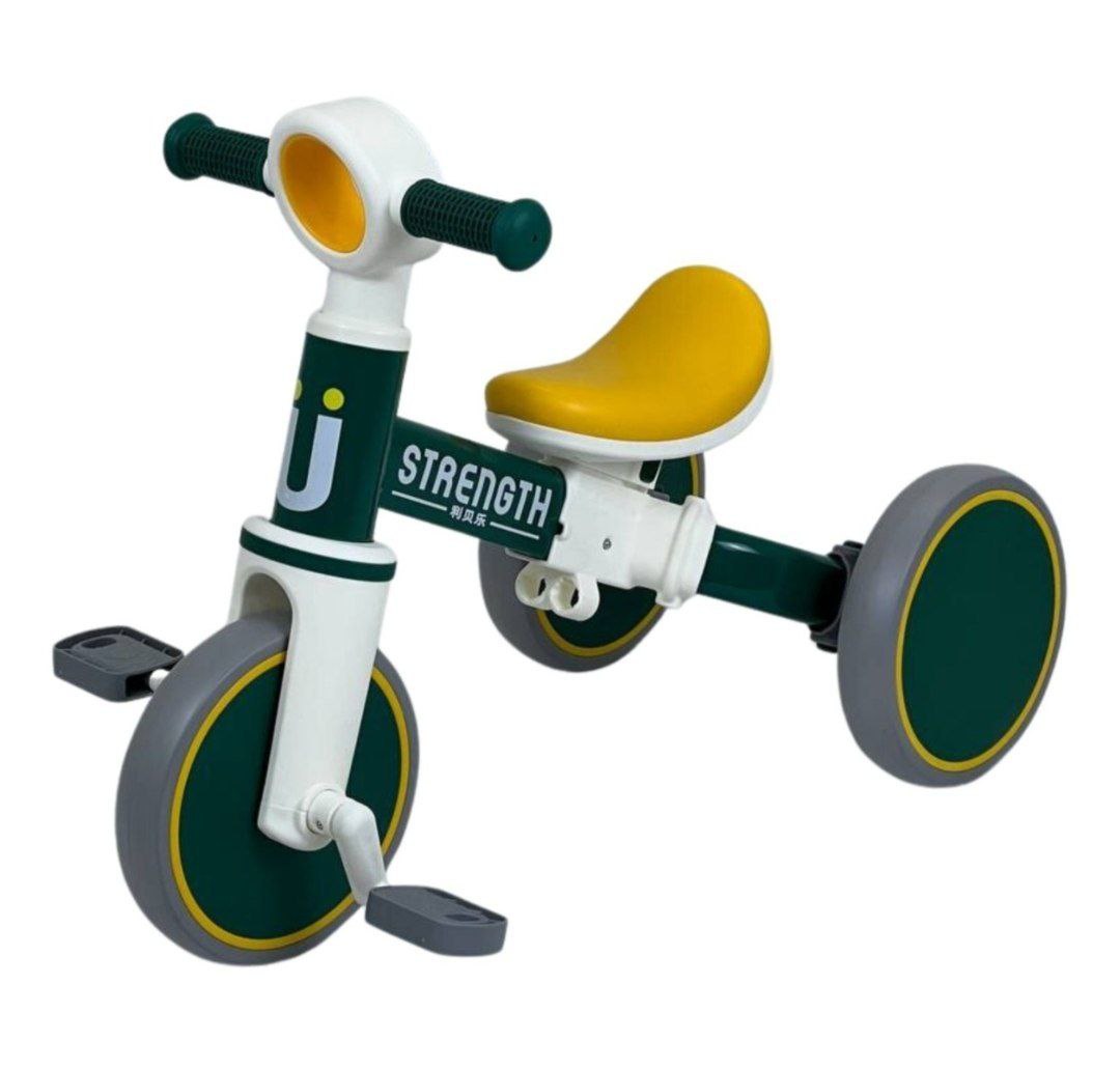 Велосипед детский 2в1,цвет зеленый арт.T05