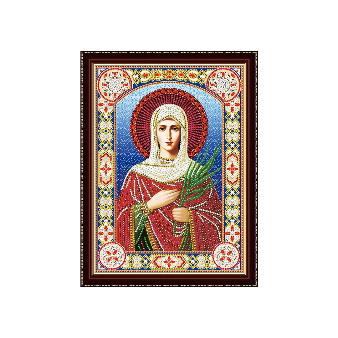 Набор ДТ Алмазная мозаика Икона Святой Мученицы Татьяны с подр. 30*40см BH05 (Вид 1)
