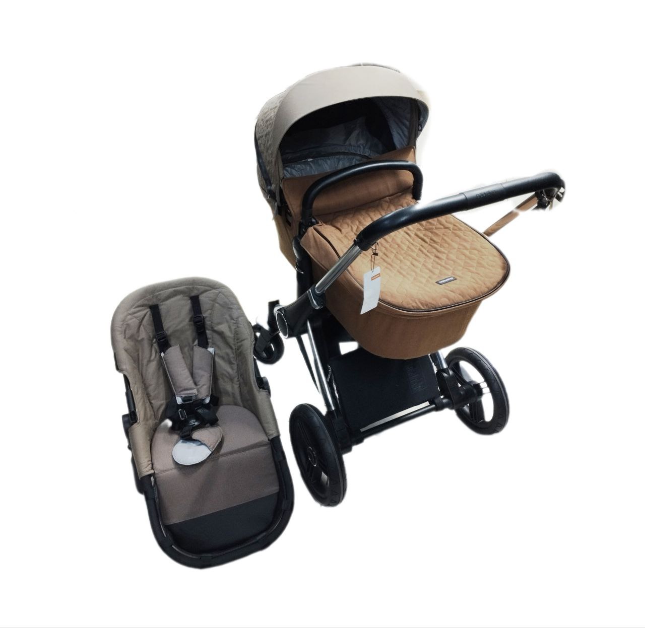 Детская коляска,цвет коричневый Babysing XGO артTC 036 2в1