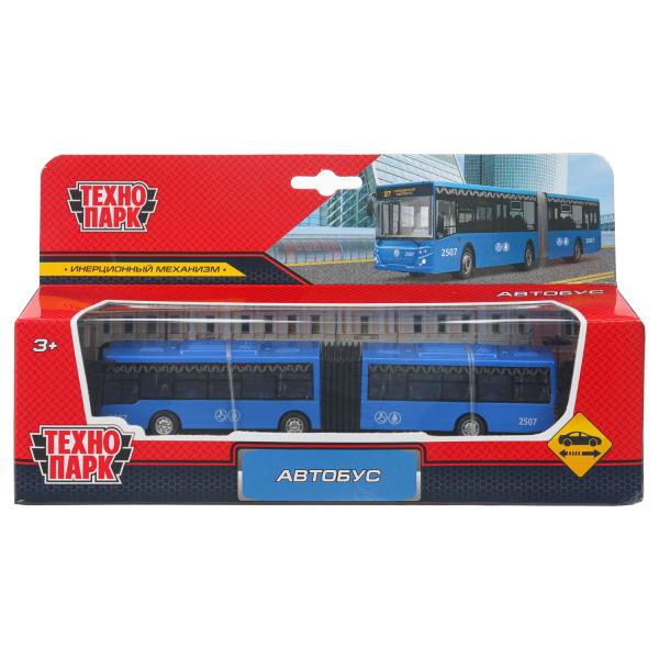 Модель металл АВТОБУС 18 см, инерция. кор. Технопарк 1428860-R3 (192)
