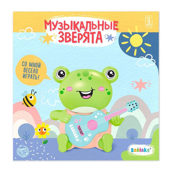 ZABIAKA Музыкальная игрушка Музыкальные зверята SL-05277A, звук, свет   6772341 (Вид 4)