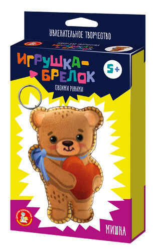 Игрушка брелок своими руками Мишка 05614