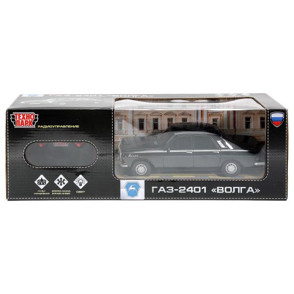 Машина р/у ГАЗ -2401 волга 21 см, свет, черн, кор. Технопарк 2401-21RCL-BK (48)
