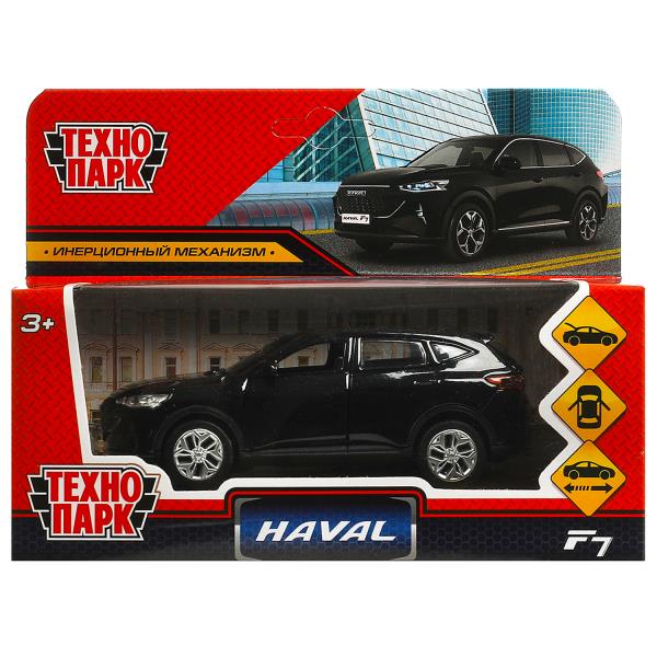 Машина металл HAVAL haval f7, длина 12 см, дв, багаж, инер, черный, в кор. Технопарк (Вид 2)