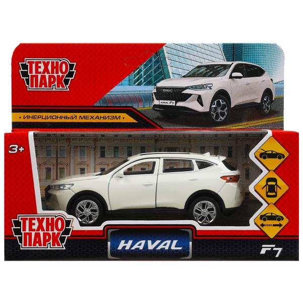 Машина металл HAVAL haval f7, длина 12 см, дв, багаж, инер, белый, в кор. Технопарк в кор.2*36шт