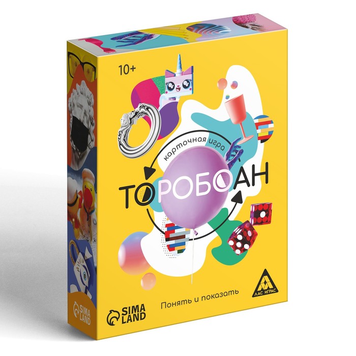 Карточная игра Торобоан понять и показать, 80 карт, 10+ 7619888