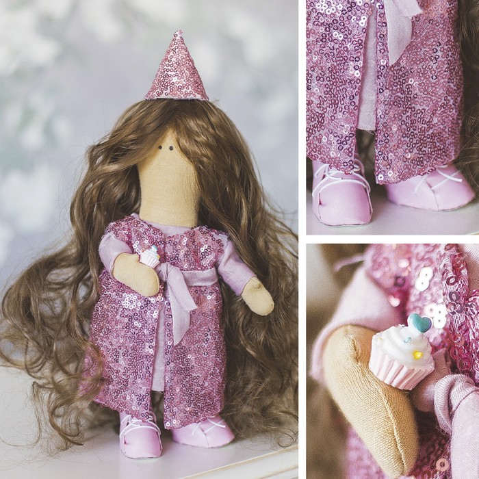 Интерьерная кукла «Брайт», набор для шитья, 18 × 22.5 × 3 см 3548668