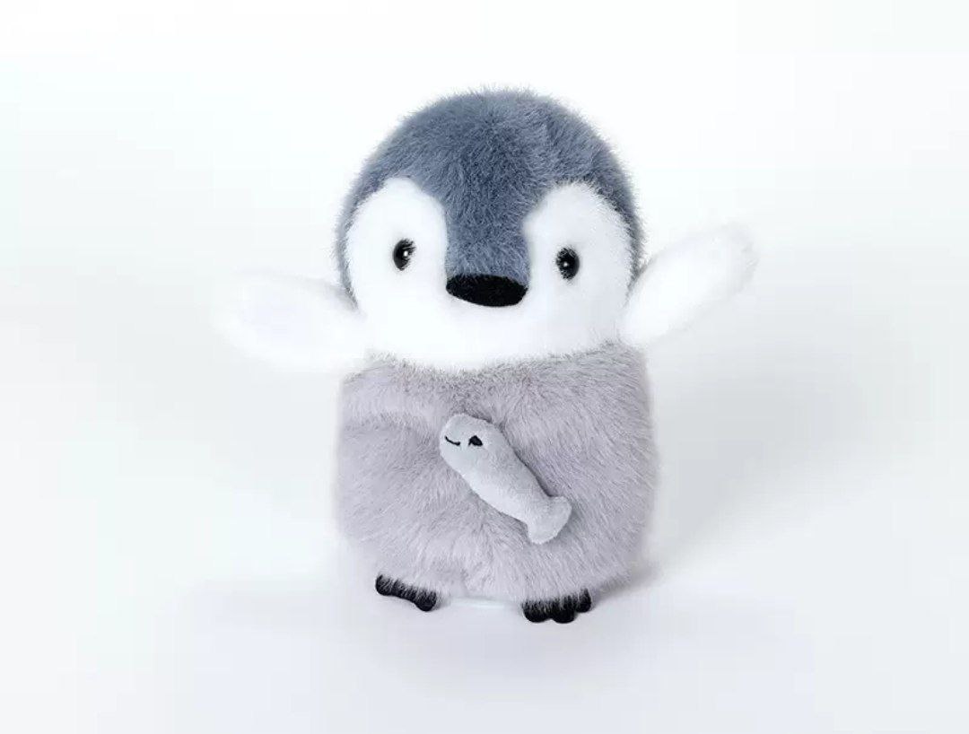 Игрушка-повторюшка мягкая (15*10 см) Пингвин в пакете (Арт. И-5668)