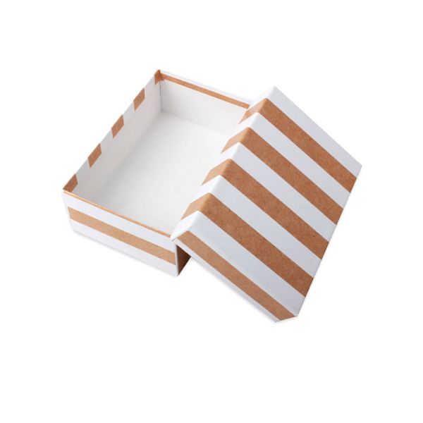Одинарная прямоугольная коробка Полосы 26 х 17,5 х 11 см ПП-1819