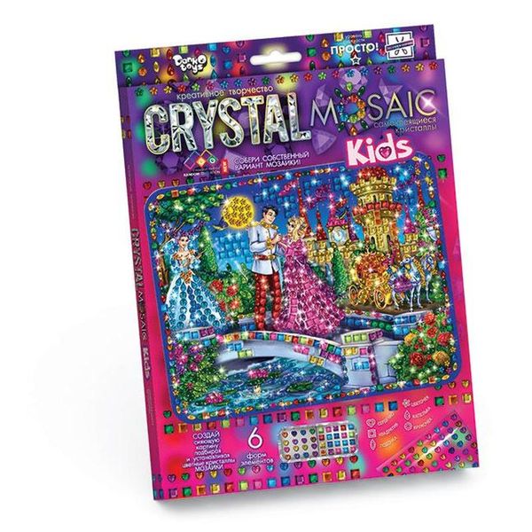Набор креативного тв-ва Crystal Mosaic Kids Золушка