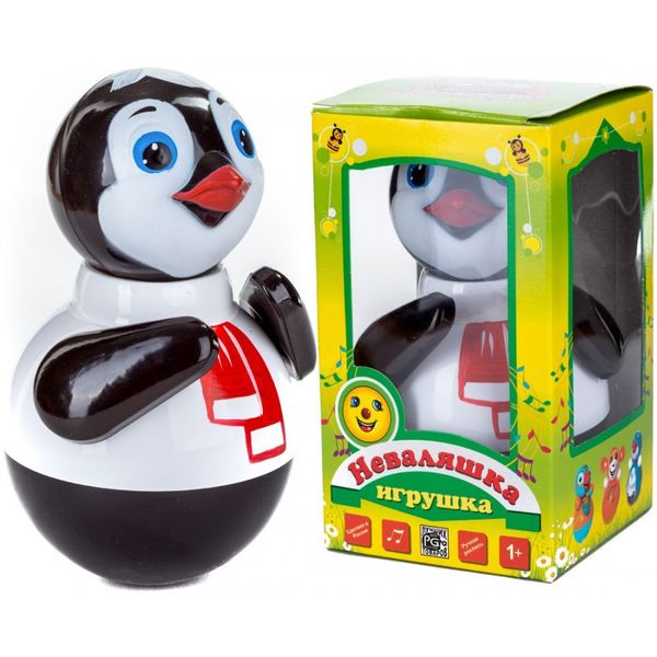 Музыкальная игрушка Неваляшка Пингвин (в художественной упаковке) 6С-0013У (Вид 1)