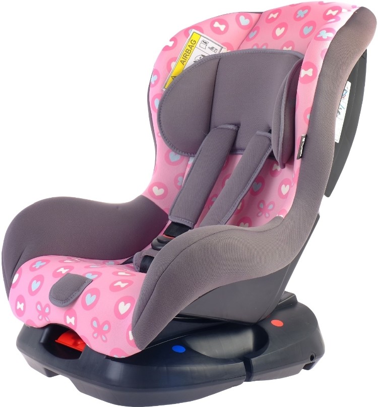 Детское автомобильное кресло Крошка Я Support (розовый/серый «Розовые мечты») гр. 0+/1  3329980 (Вид 1)